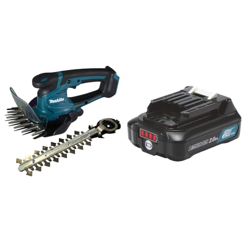 Makita UM600DZX Akku-Gras/Strauchschere (12 V, ohne Akku, ohne Ladegerät) & Akku-BL1041B Li 12,0V 4,0Ah 197406-2 von Makita