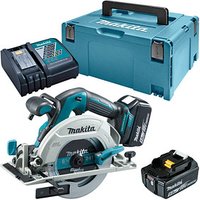 makita DHS680RTJ Akku-Handkreissäge-Set 18,0 V, mit 2 Akkus von Makita