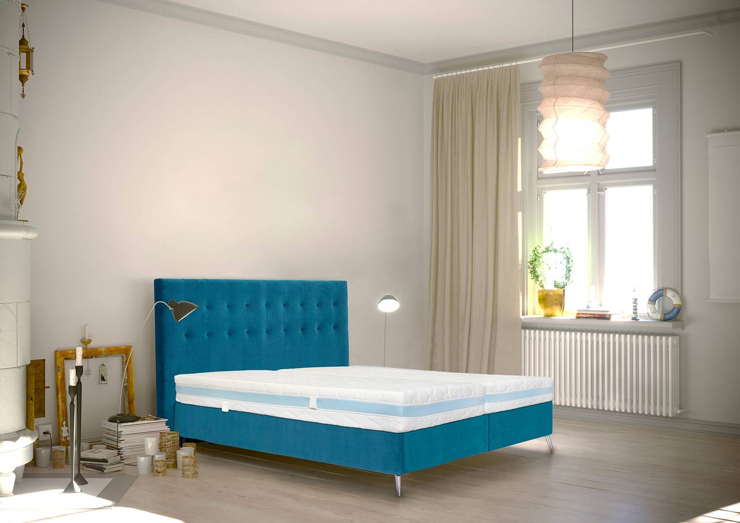 home24 Boxspringmatratze Calmbach mit Topper 160 x 200cm H2 hochwertiger ALOE VERA-Doppeltuchbezug 63 % Polyester, 37 % Baumwolle 7-Zonen home24 Boxspringmatratze Calmbach mit Topper 160 x 200cm H2 hochwertiger ALOE VERA-Doppeltuchbezug 63 % Polyester, 37 % Baumwolle 7-Zonen von home24