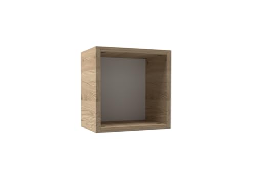 Mama Store Hängeschrank/Würfelregal mit Stauraum, aus technischem Holz, natürliche Eiche, klein Mama Store Hängeschrank/Würfelregal mit Stauraum, aus technischem Holz, natürliche Eiche, klein von Mama Store