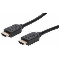 Premium HDMI-Kabel, 1 m, schwarz - Manhattan von Manhattan