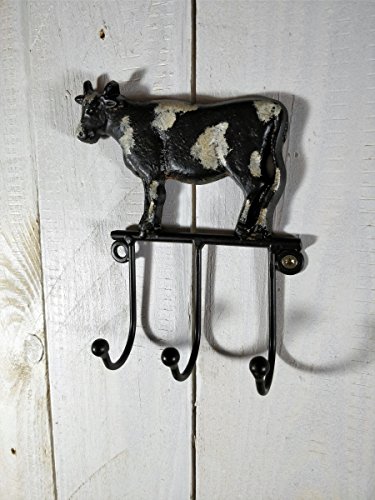 Hakenleiste Kuh aus Metall - Wandhaken - Schlüsselbrett - Nostalgie - Landhaus Hakenleiste Kuh aus Metall - Wandhaken - Schlüsselbrett - Nostalgie - Landhaus von Manufaktur Lichtbogen