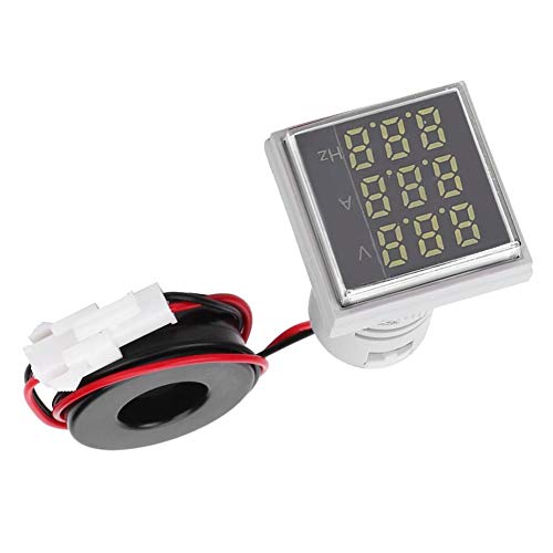 Led-anzeige Voltmeter, Digital AC 60~500 V Voltmeter Spannungsprüfer, LED-Stromsignalanzeige(White) von Marhynchus