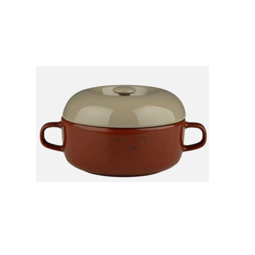 Marimekko Oiva Bowl with a lid 5 dl - Terra, Reddish Brown Marimekko Oiva Bowl with a lid 5 dl - Terra, Reddish Brown von Marimekko