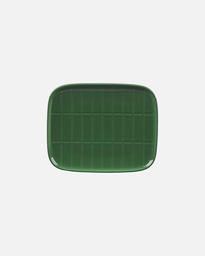 Marimekko - Teller - Oiva/Tiiliskivi - Steingut - Farbe: Dark Green - 15 x 12 cm Marimekko - Teller - Oiva/Tiiliskivi - Steingut - Farbe: Dark Green - 15 x 12 cm von Marimekko