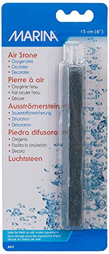 Marina Ausströmerstein zur Sauerstoffzufuhr für Aquarien, in Kombination mit Durchlüfterpumpen anzuwenden, in Trapez-Form, mittel, Länge: 15cm, 1er Pack von Marina