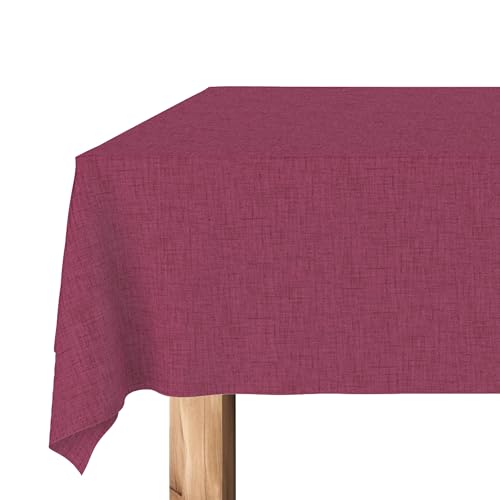 Martina Home Harzbeschichtete Tischdecke Levante, 100 x 140 cm, Aubergine von Martina Home