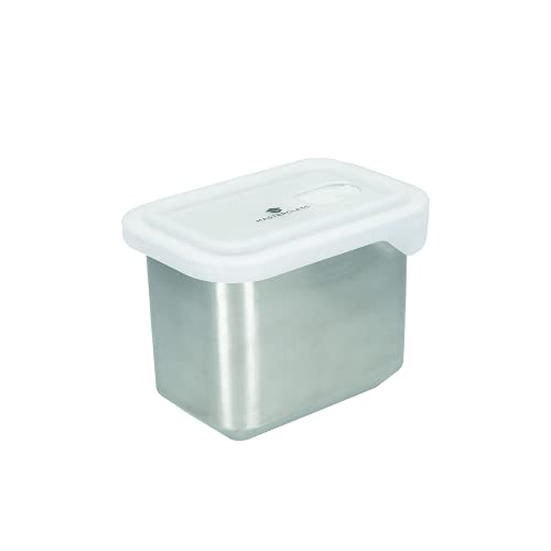 MasterClass All-in-One Edelstahlbehälter mit Deckel, geeignet für Ofen, Tiefkühltruhe und Mikrowelle 1 Volumen von Master Class
