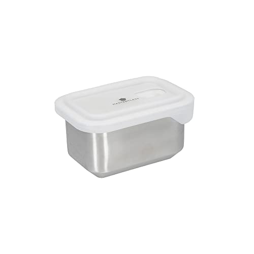 MasterClass All-in-One Edelstahlbehälter mit Deckel, geeignet für Ofen, Tiefkühltruhe und Mikrowelle 750 ml Volumen von Master Class