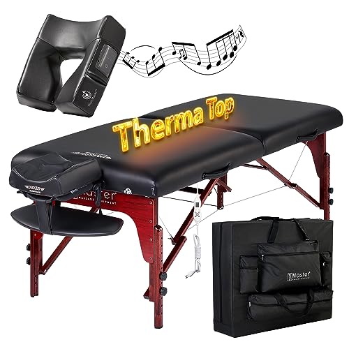 Master Massage Therma Top Beheizbare Klappbar Mobile Massagebank Massageliege Behandlungsliege aus Holz, 71cm von Master Massage