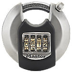 Master Lock Vorhängeschloss M40EURDNUM 7 x 2,3 x 7 cm Schlüssel Edelstahl Silber von Master lock