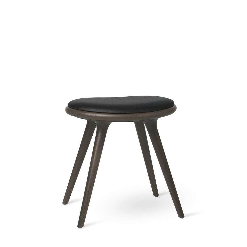 Mater - Low Stool H47 Sirka Grey Stained Beech von Mater