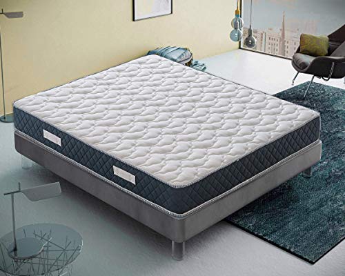 MaterassieDoghe - Memory Foam Matratze 180x200-9 differenzierte Bereiche - Orthopädie - Reversibler Sommer/Winter - 100% Made in Italy von materassi e doghe