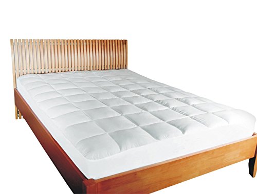 Mesana Premium Matratzenschoner Größe: 70x140 cm, Unterbett und Matratzenauflage auch für Ihr Boxspring-Bett und Wasserbett cm, weiß aus Soft Touch Topper Microfaser von MESANA