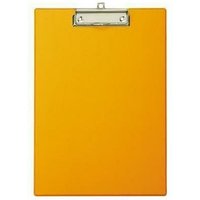 Klemmbrett 22,9 x 31,9 cm (b x h) din A4 Karton Material der Kaschierung außen: Polypropylen orange von Maul