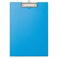 Maul - Klemmbrett 22,9 x 31,9 cm (b x h) din A4 Karton Material der Kaschierung außen: Polypropylen hellblau von Maul