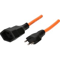 Max Hauri AG 114418 Strom Verlängerungskabel Orange 5.00m H07BQ-F 3G 1,5mm² von Max Hauri AG