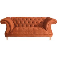 Max Winzer Chesterfield-Sofa "Isabelle", mit Knopfheftung & gedrechselten Füßen in Buche natur, Breite 200 cm von Max Winzer