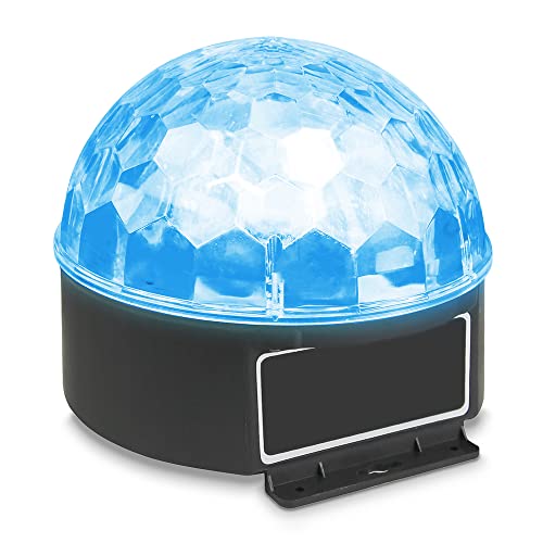 MAX Jelly Ball - Discokugel LED Lichteffekt, Discolicht Partylicht Kinder und Erwachsene, bewegliche und farbige Lichtstrahlen, Party Lichtshow mit 6 Farbigen LEDs, für Hauspartys und Kinderzimmer von MAX