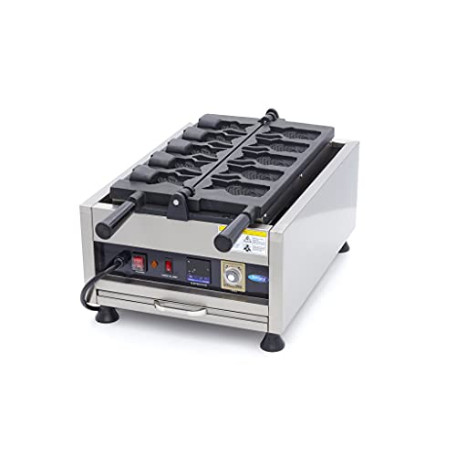 Maxima Gastro Waffelmacher - 5 Taiyaki/Fischformen - Rotierbar - Digital Maxima Gastro Waffelmacher - 5 Taiyaki/Fischformen - Rotierbar - Digital von Maxima