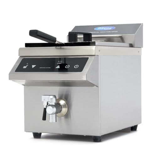 Maxima Gastro Fritteuse - 8 l - 1 Körb - Induktion - mit Ablasshahn Maxima Gastro Fritteuse - 8 l - 1 Körb - Induktion - mit Ablasshahn von Maxima