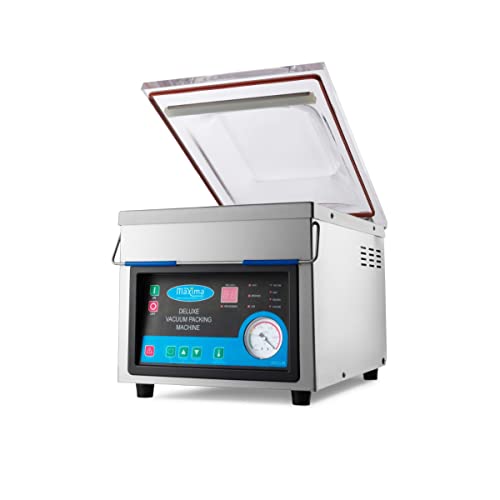 Maxima Gastro Vakuumiergerät - 26 cm Siegelbalken - W28 x D38,5 cm x H9 Kammer Maxima Gastro Vakuumiergerät - 26 cm Siegelbalken - W28 x D38,5 cm x H9 Kammer von Maxima