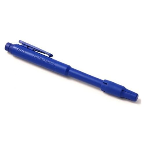 Maya Professionelles Werkzeug L550–2/2 Marker Detectable für Metalle und X-Ray, extra feine Spitze, mit Clip, Blau, 10 Stück Body, blau ink von Maya