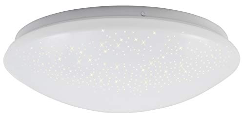 McShine - LED Deckenleuchte Lampe Sternendekor | Starry-Sky | 33cm-Ø, 18W, 1.260 lm, 3000K, LED-Sternenhimmel Deckenlampe Kinderzimmer Wohnzimmer von McShine