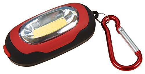 McShine - LED Taschenlampe | LET-63 | 60 lm, 3 Modi, Karabiner, 73x35x23mm von McShine