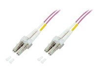 Mcab 7003403 LC/LC 50/125 3M OM4 LSZH Duplex Jumper Kabel violett von Mcab