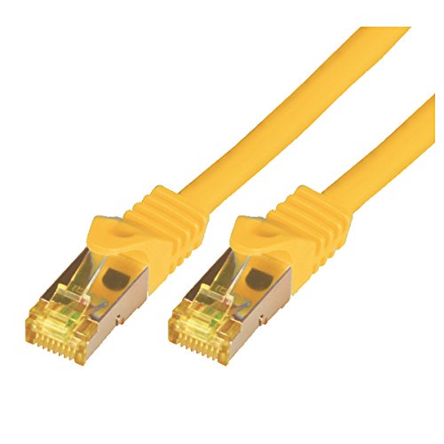 Mcab CAT7 S-FTP-PIMF-LSZH-0.50M-GR 3 Ethernet-Kabel (0,5 m) grün von Mcab