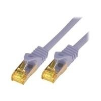 Mcab CAT7 S-FTP-PIMF-LSZH-0.50M-GRA Ethernet-Kabel (0,5 m) grau von Mcab
