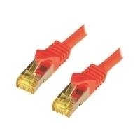 Mcab CAT7 S-FTP-PIMF-LSZH-0.50M-RED Ethernet-Kabel (0,5 m) rot von Mcab