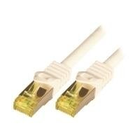 Mcab CAT7 S-FTP-PIMF-LSZH-10.0M-WHI Ethernet-Kabel (10 m) weiß von Mcab