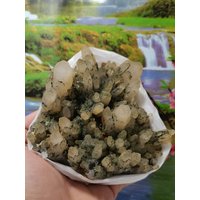 Erstaunlich Perfekt Qualität Quarz Aus Bulgarien, Goldmineralien, Kristallstein, Rohe Natur, Geschenkmineralien, Sammlung, Selten, Cluster von Mccollecti0nShop