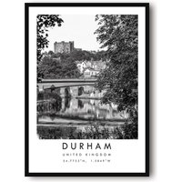 Durham Druck, Poster, Reisedruck, Wandkunst A1/A2/A3/A4/A5 von MeAndKatePrints