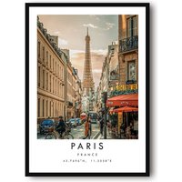 Paris Reisedruck, Frankreich Reiseposter, Reisekunst, Schwarz-Weiß, Geschenk, A1/A2/A3/A4/A5 von MeAndKatePrints