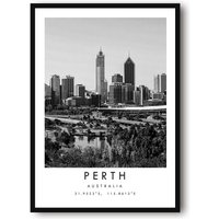 Perth Reisedruck, Australien Posterdruck, Sydney Wandkunst Minimalistisch, Druck, Drucke Von Australien, Opera House von MeAndKatePrints