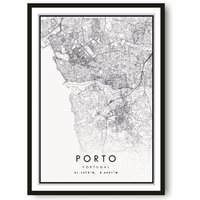 Porto Karte, Portugal Poster, Stadt Karte Drucke, Drucke Von Portugal, Beliebtes Geschenk, Print A1/A2/A3/A4/A5 von MeAndKatePrints