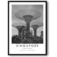 Singapur Reisedruck, Poster Druck, Wandkunst Minimalistisch, Drucke Von Singapur, Beliebtes Geschenk A1/A2 A3 A4 A5 von MeAndKatePrints