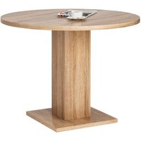 Esstisch Leo Eiche Sonoma Nachbildung B/H/T/D: ca. 100x75x100x100 cm Esstisch Leo Eiche Sonoma Nachbildung B/H/T/D: ca. 100x75x100x100 cm von XXXL