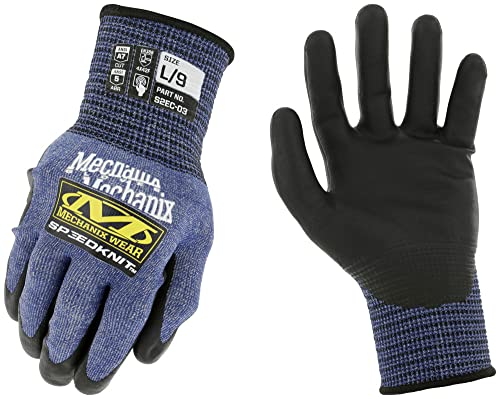 Mechanix SpeedKnit S2EC- 03 Schnittschutzhandschuh (L, Blau) von Mechanix Wear