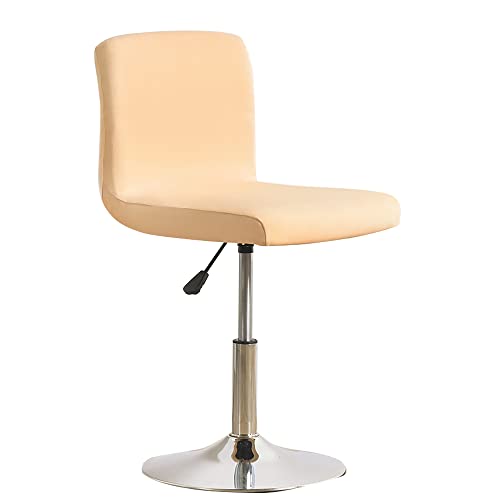 Barhocker Bezüge Kneipe Thekenhocker Stuhlbezüge Barhocker Schonbezüge für Esszimmer Stretch Stühle Barhocker Überzüge Beige 2 Stück von Meigeh