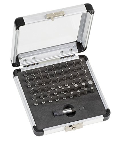 Meister Bit-Set 55-teilig - Aus Chrom-Vanadium-Stahl - Gängige Standard-Bits - In praktischer Aluminiumbox / Bit-Satz für Schaubarbeiten / Bit-Sortiment / Schrauber-Bits / WU3704500 Meister Bit-Set 55-teilig - Aus Chrom-Vanadium-Stahl - Gängige Standard-Bits - In praktischer Aluminiumbox / Bit-Satz für Schaubarbeiten / Bit-Sortiment / Schrauber-Bits / WU3704500 von Meister