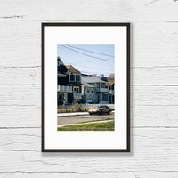 Fotografie Strandhäuser in New Jersey | 21x30cm/Shore Fotodruck Wanddeko Street-Fotografie von MelWenzlPhotography