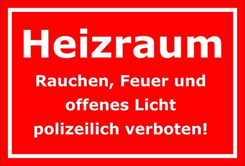 Melis-Folienwerkstatt Aufkleber – Heizraum - 30x20cm – S00070-135-D -20 VAR Melis-Folienwerkstatt Aufkleber – Heizraum - 30x20cm – S00070-135-D -20 VAR von Melis-Folienwerkstatt