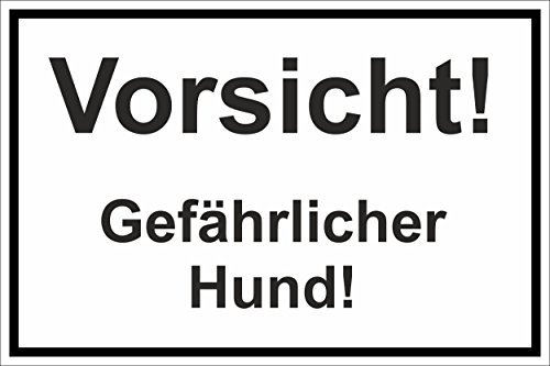 Melis-Folienwerkstatt Aufkleber Vorsicht - Gefährlicher Hund 15x10cm – 20 VAR S00017-007-A Melis-Folienwerkstatt Aufkleber Vorsicht - Gefährlicher Hund 15x10cm – 20 VAR S00017-007-A von Melis-Folienwerkstatt