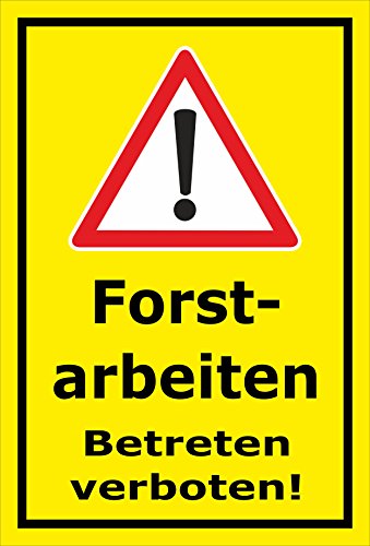 Melis-Folienwerkstatt Schild Forst-Arbeiten - 60x40cm - 3mm Hartschaum – 20 VAR S00359-027-C Melis-Folienwerkstatt Schild Forst-Arbeiten - 60x40cm - 3mm Hartschaum – 20 VAR S00359-027-C von Melis-Folienwerkstatt