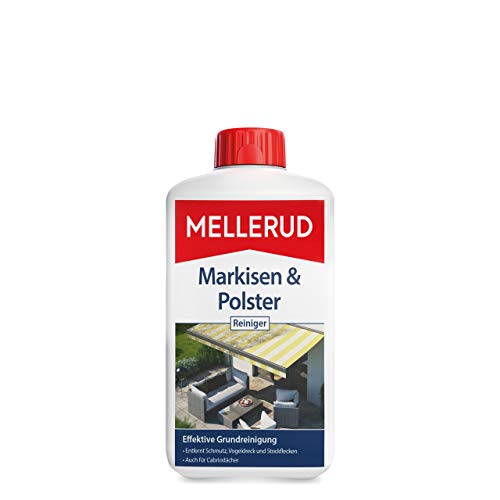 MELLERUD Markisen & Polster Reiniger | 1 x 1 l | Effizientes Mittel zum Entfernen von Schmutz auf Textilien im Innen- und Außenbereich von Mellerud