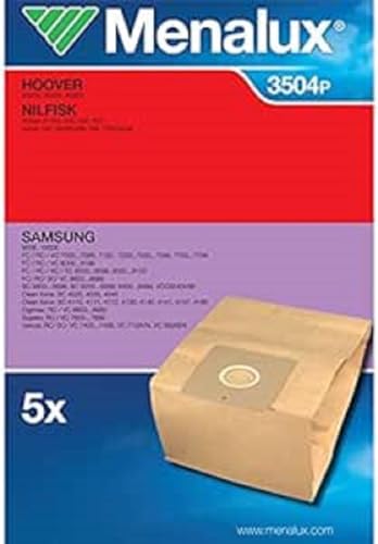 Menalux 3504P 5 Papierstaubbeutel für Samsung SC/VC 75,77,80,88,90. von Menalux